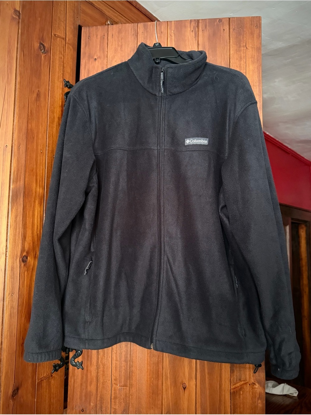 Columbia Men's Black Lightweight Full-Zip Fleece Jacket NWOT